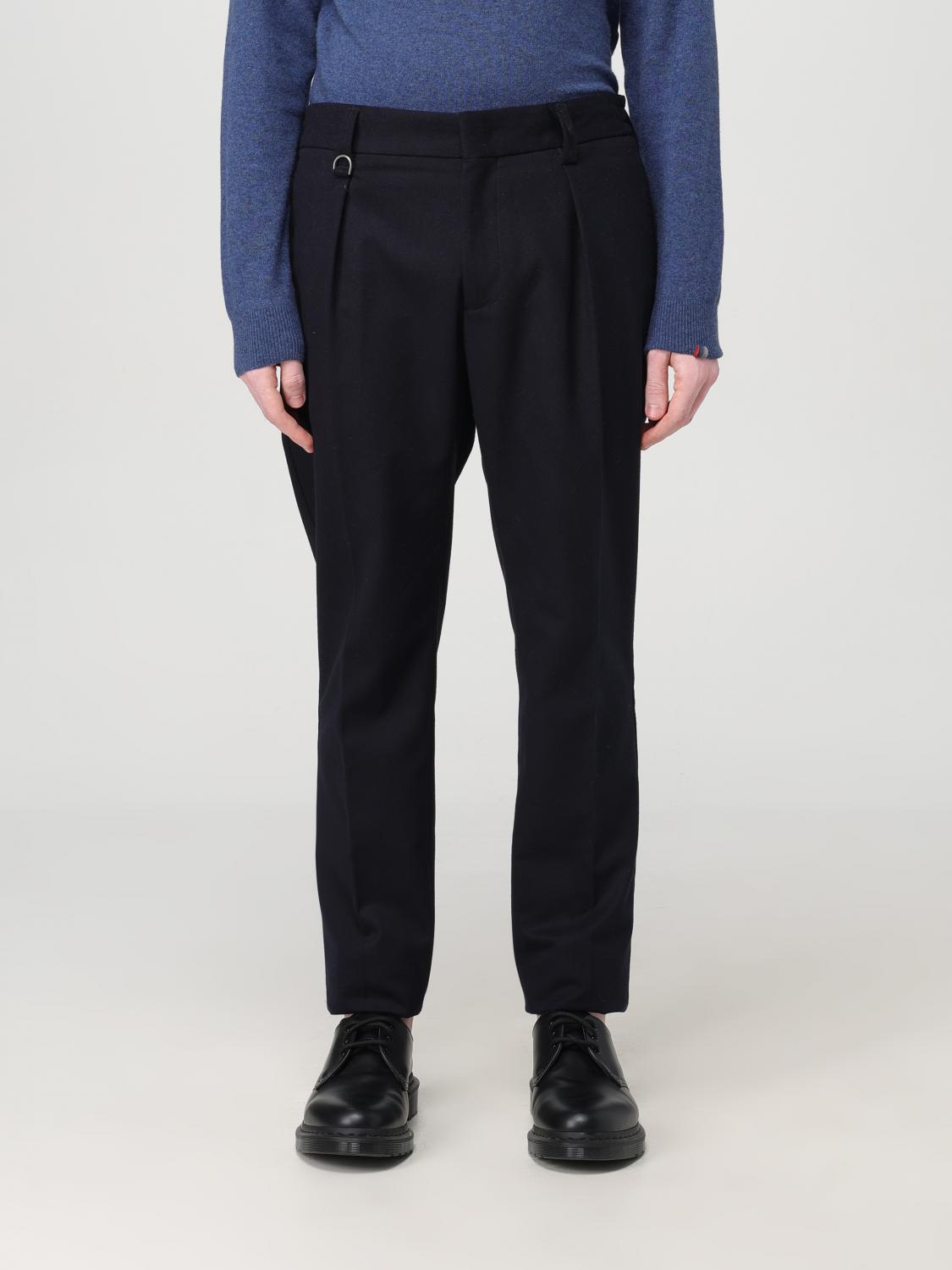 Shop Paolo Pecora Pants  Men Color Blue In Blau