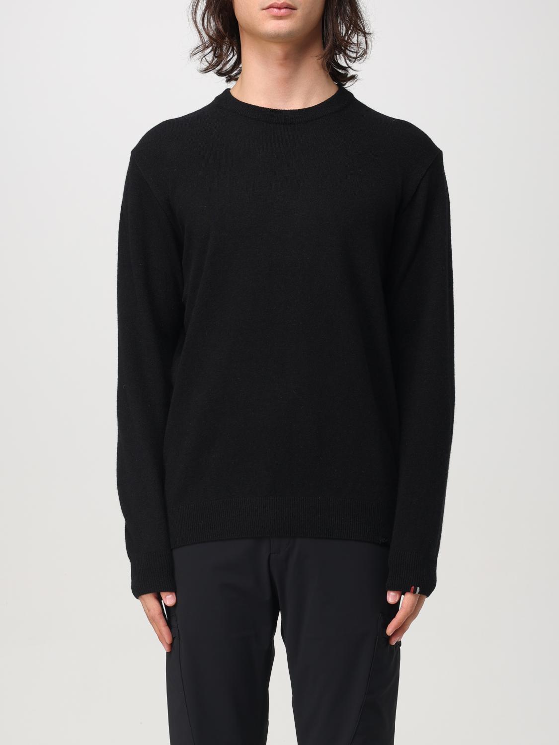 Paul & Shark Techno Wool Sweater In Schwarz