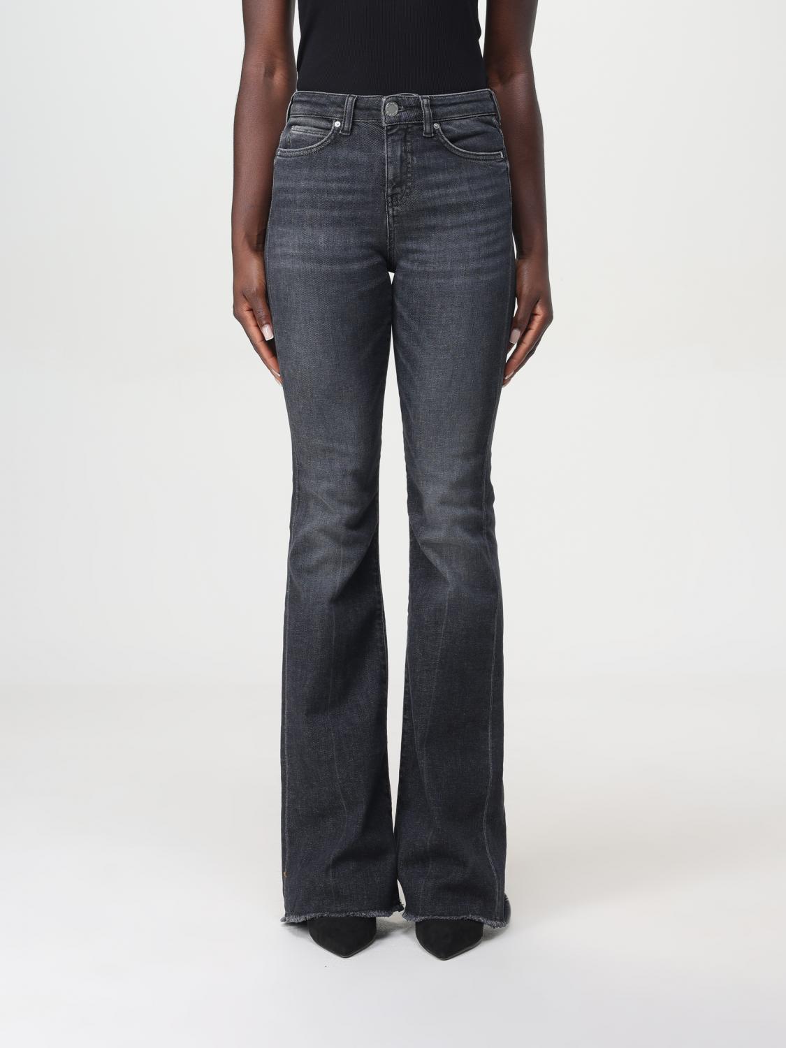 Pinko Pants Woman Color Denim In Denim