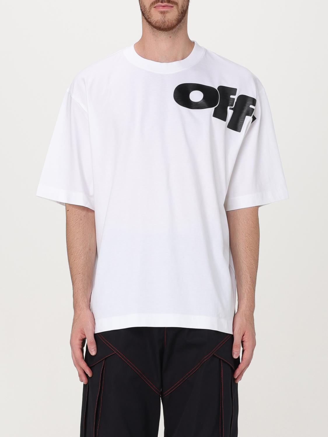 Shop Off-white T-shirt  Men Color White In Weiss