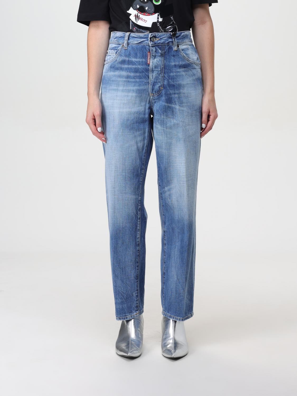 Shop Dsquared2 Jeans  Woman Color Denim