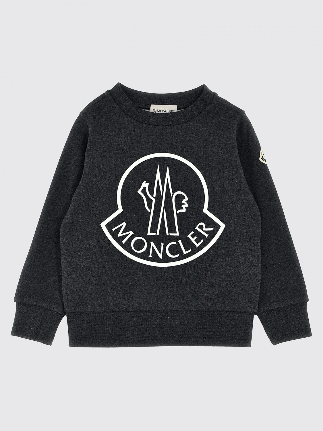 Shop Moncler Sweater  Kids Color Grey