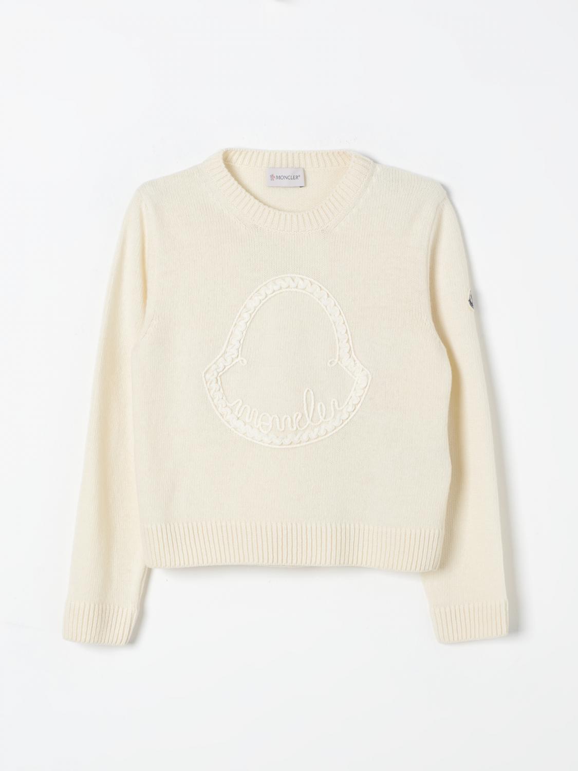 Shop Moncler Sweater  Kids Color Natural