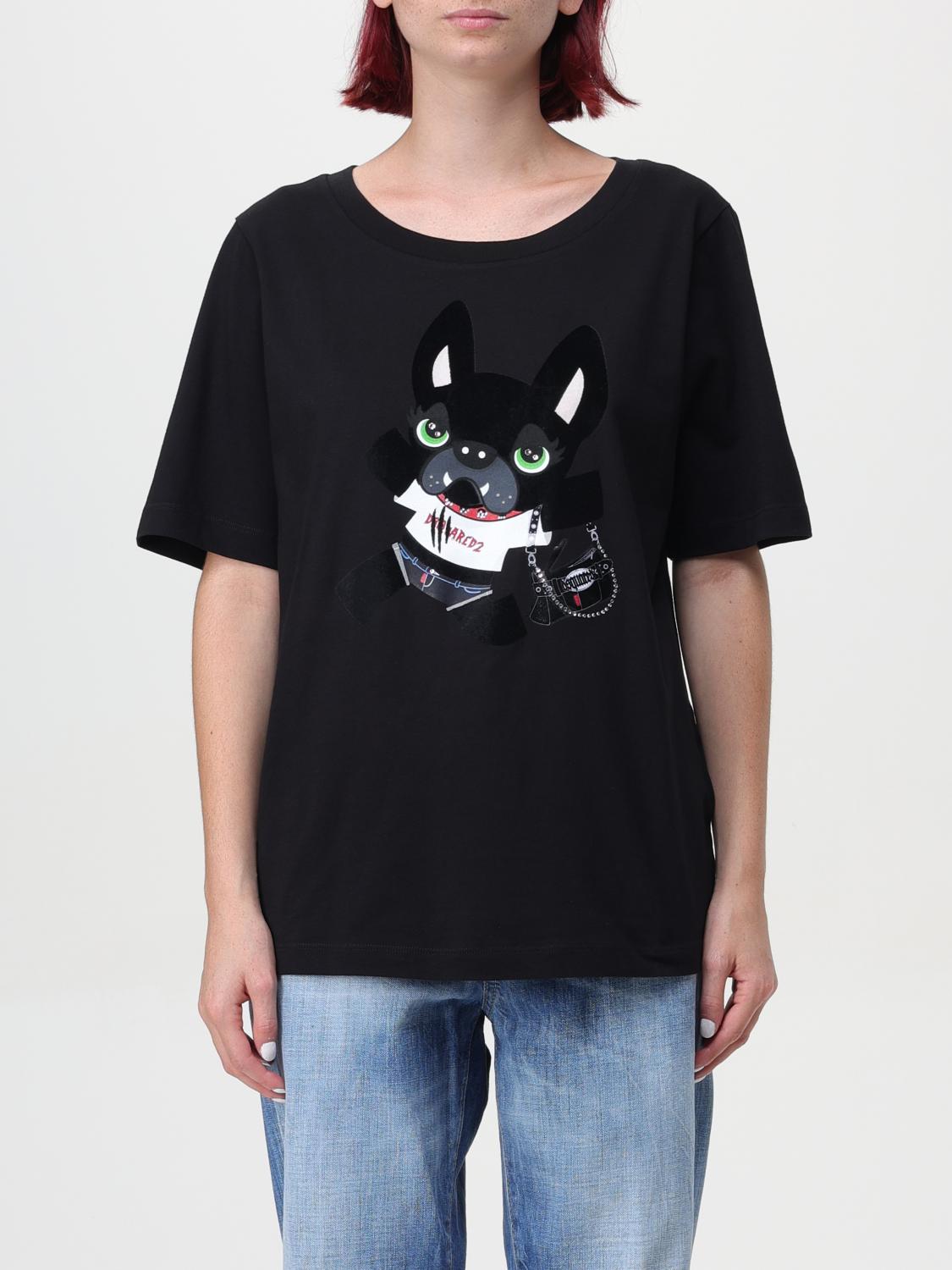 Dsquared2 T-shirt Woman Color Black In Schwarz