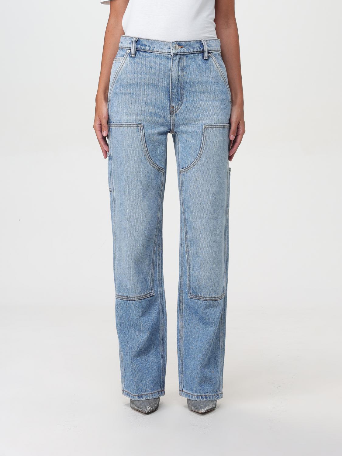 Shop Alexander Wang Jeans  Woman Color Denim