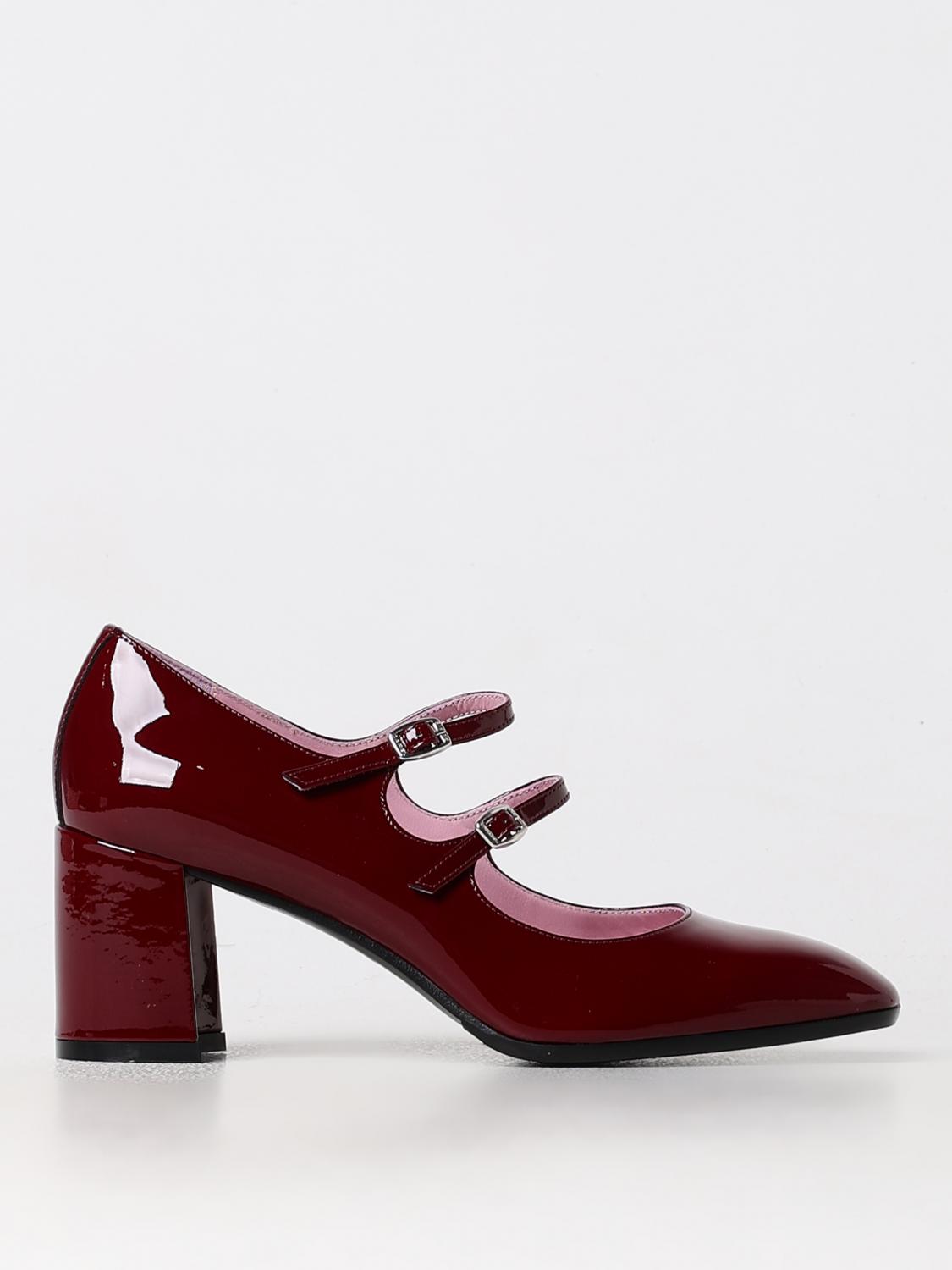 Shop Carel Paris High Heel Shoes  Woman Color Burgundy In Burgunderrot