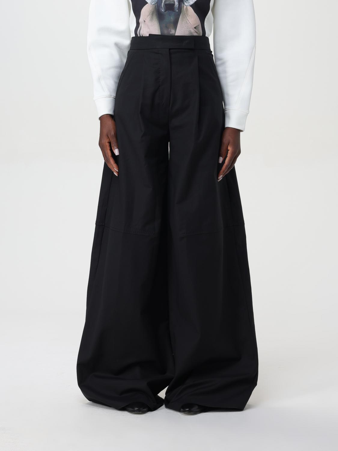 MAX MARA PANTS MAX MARA WOMAN COLOR BLACK F82340002