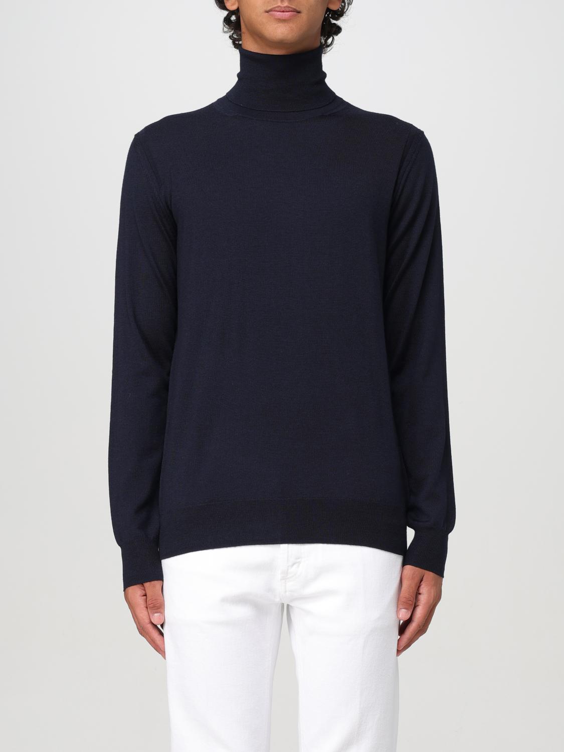 Shop Paolo Pecora Sweater Men Color Blue In Blau