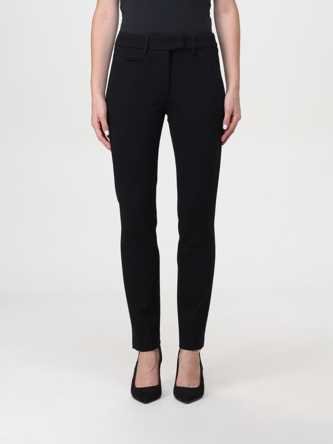 Shop Dondup Pants  Woman Color Black In Schwarz