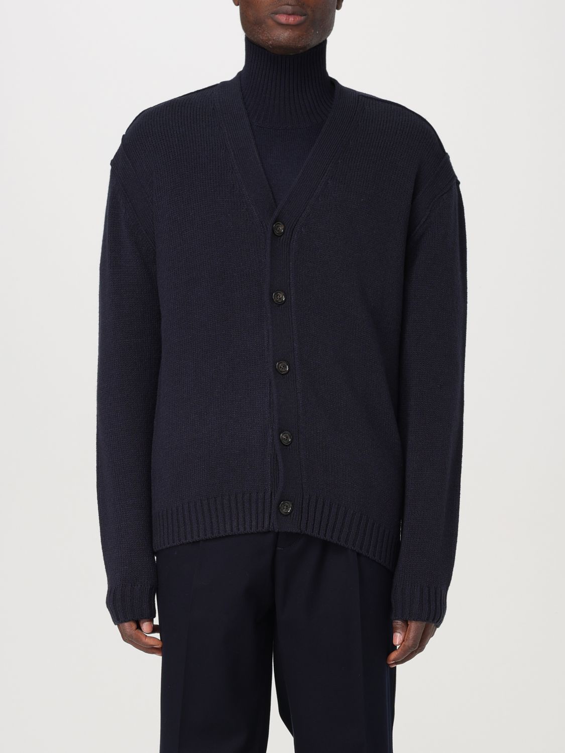 Shop Paolo Pecora Sweater  Men Color Navy