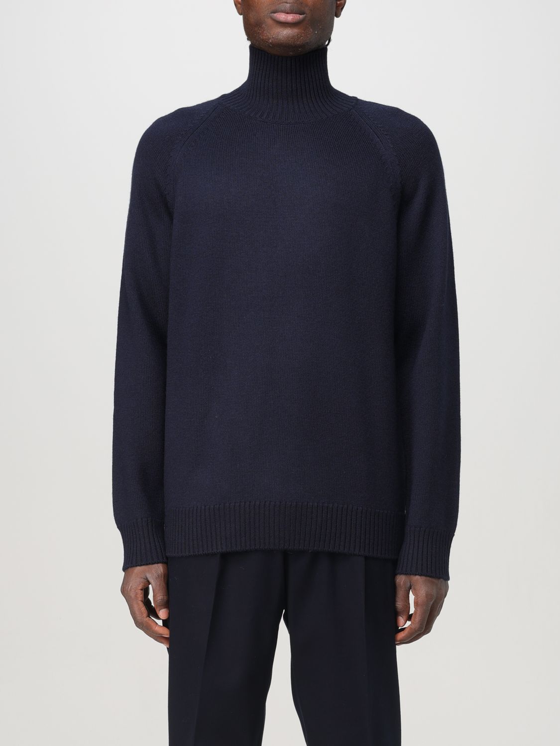 Shop Paolo Pecora Sweater  Men Color Navy