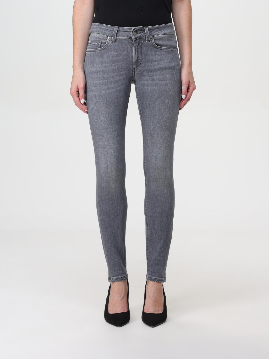Dondup Jeans  Woman Color Grey In Grau
