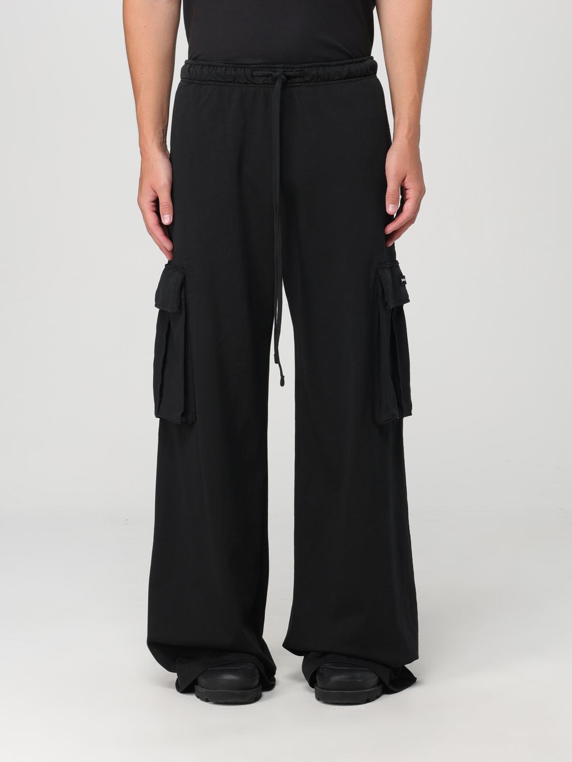 Shop Palm Angels Pants  Men Color Black In 黑色