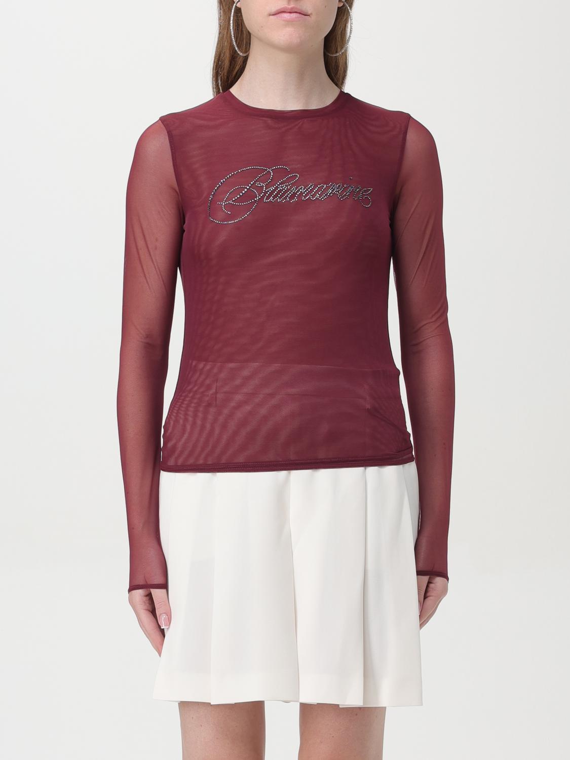 Blumarine Top Woman Color Burgundy In Burgunderrot