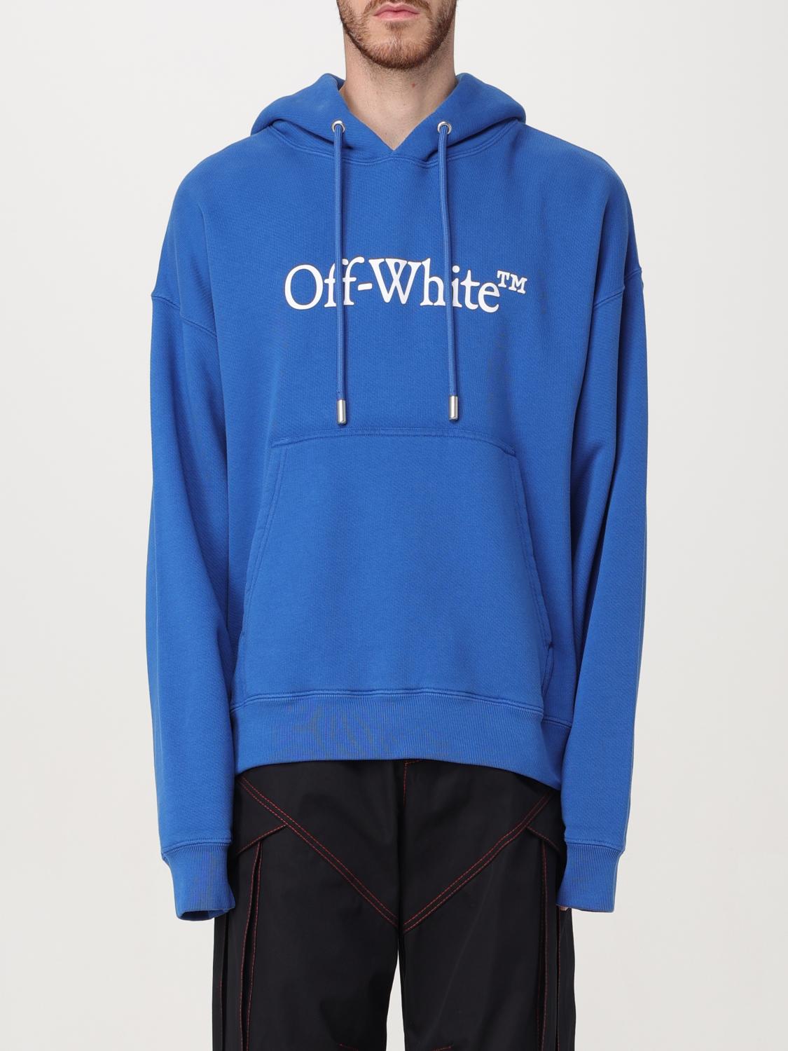 Shop Off-white Sweatshirt  Men Color Blue In Blau