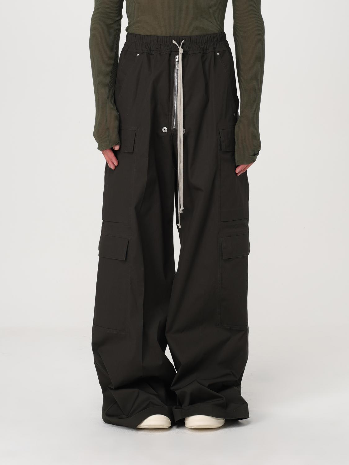 Shop Rick Owens Pants  Men Color Green In Grün