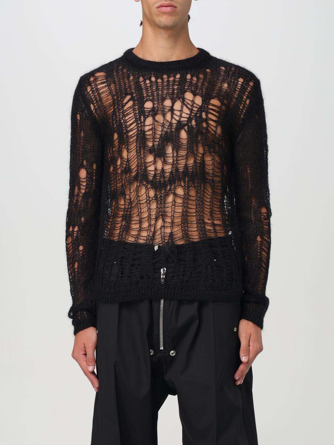 Rick Owens Black Porterville Biker Level Sweater In Schwarz