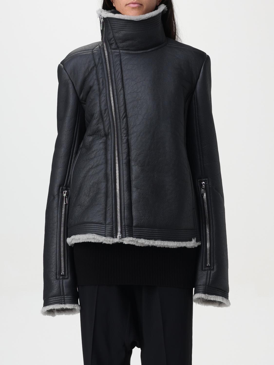 Rick Owens Jacket  Woman Color Black In Schwarz