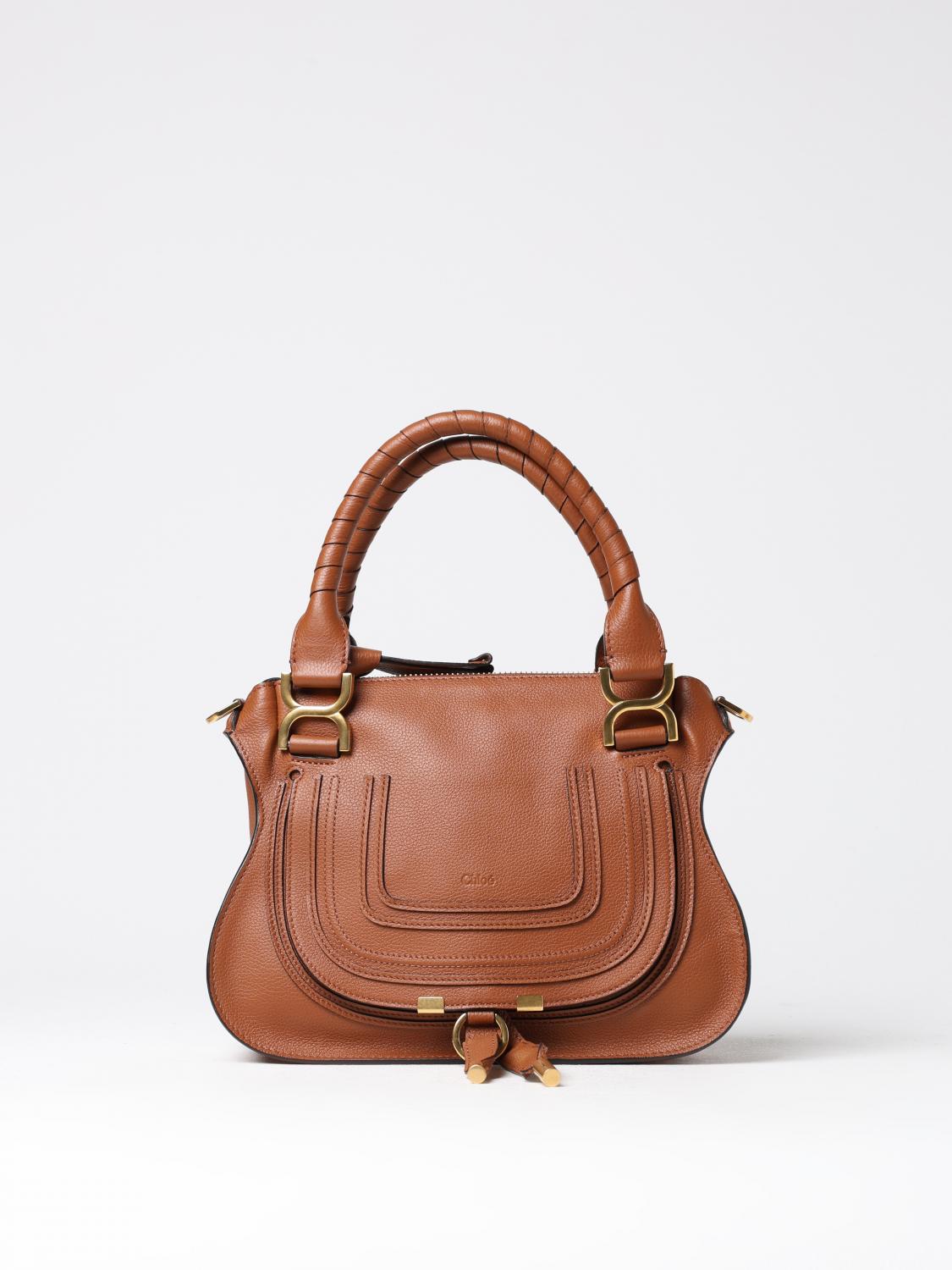 Shop Chloé Handbag Woman Color Beige