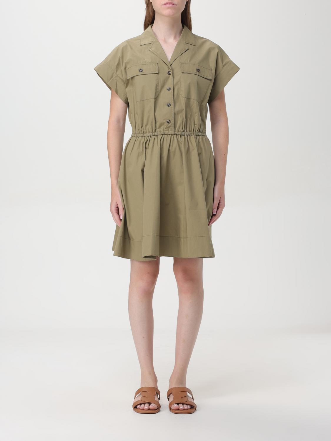 Shop Tory Burch Dress  Woman Color Green In Grün