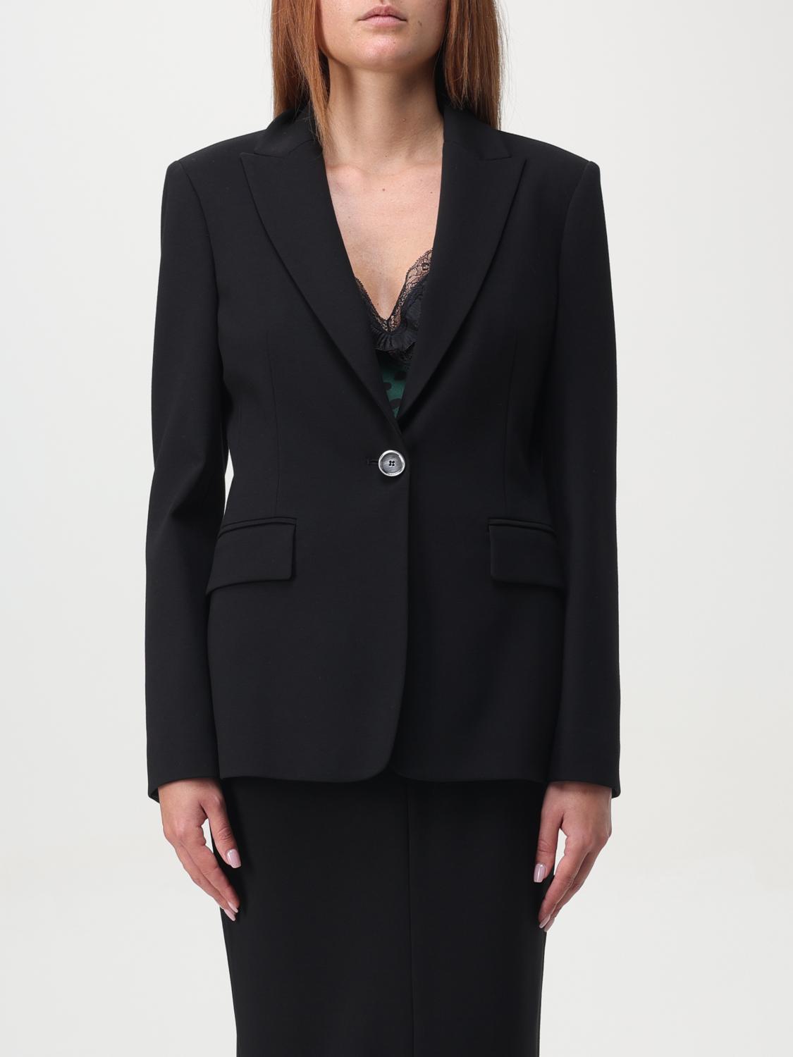 Pinko Georgette Strasbourg Panelled Top In Schwarz