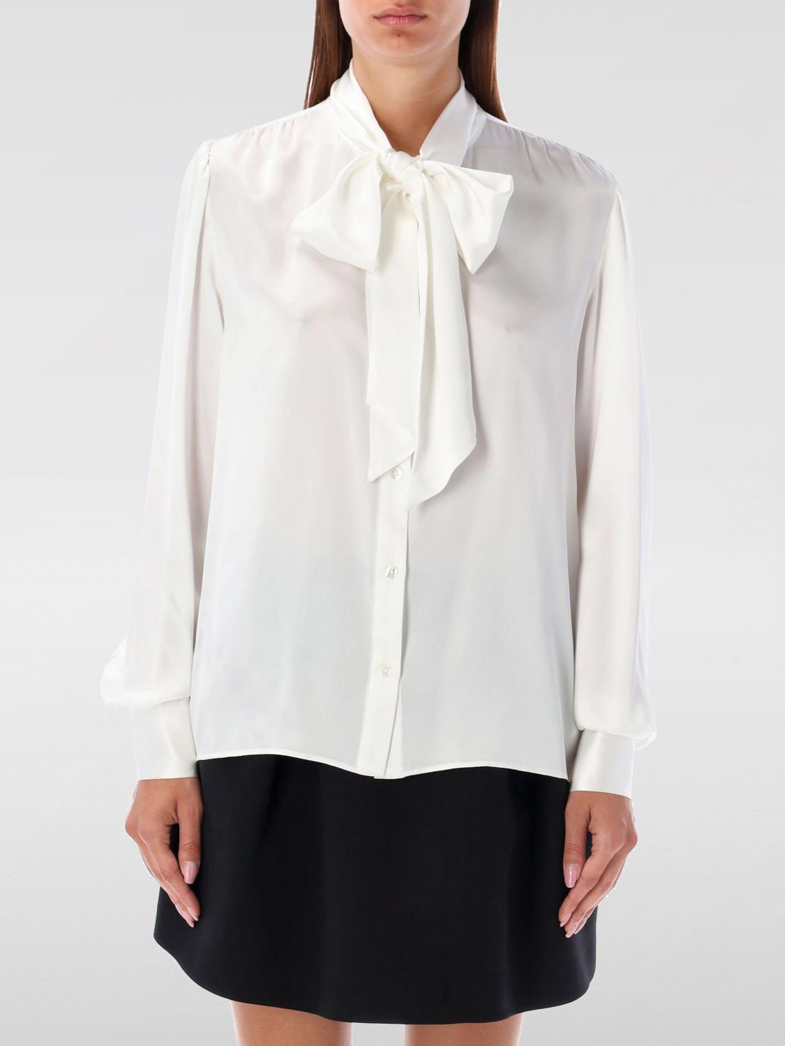 Shop Alessandra Rich Shirt  Woman Color White In Weiss