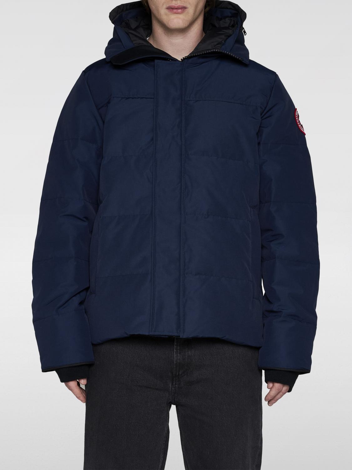 Shop Canada Goose Jacket  Men Color Blue In Blau