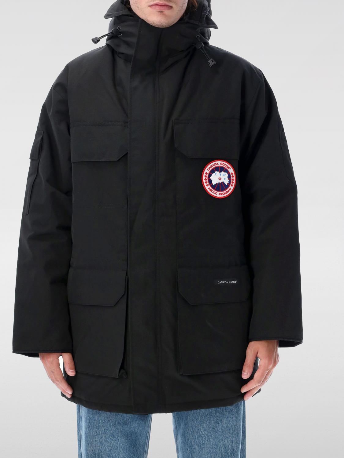 Shop Canada Goose Jacket  Men Color Black In Schwarz