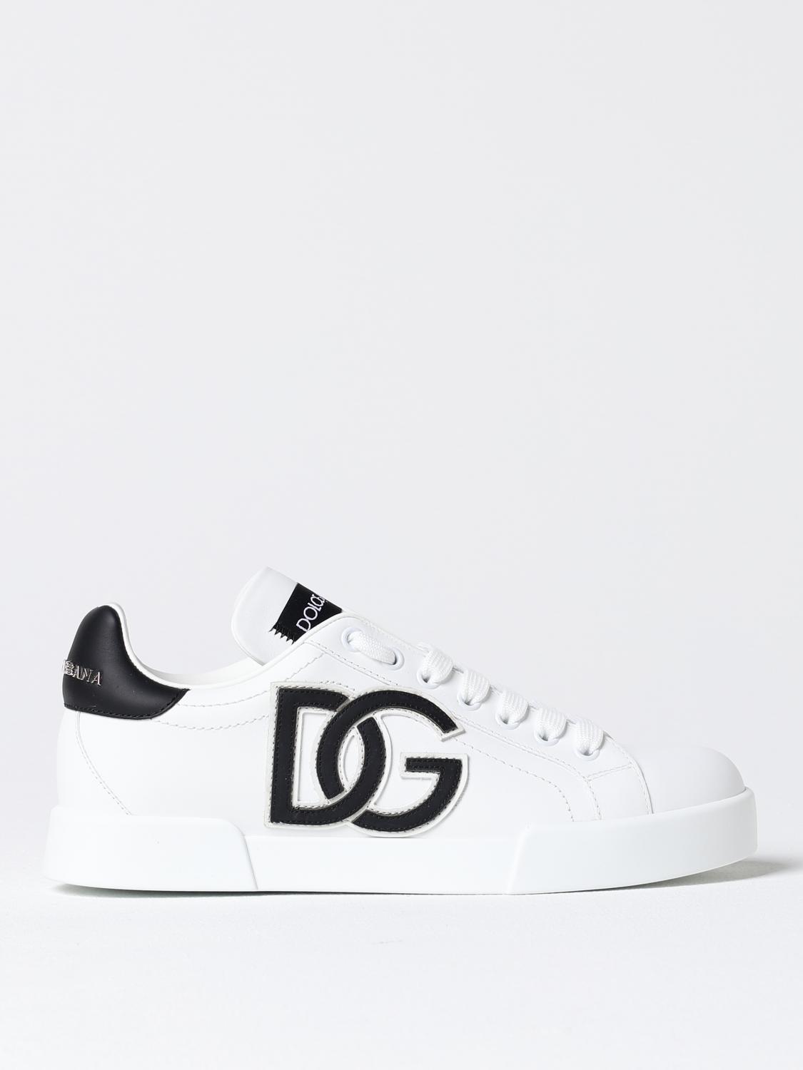 Shop Dolce & Gabbana Sneakers  Woman Color White In Weiss