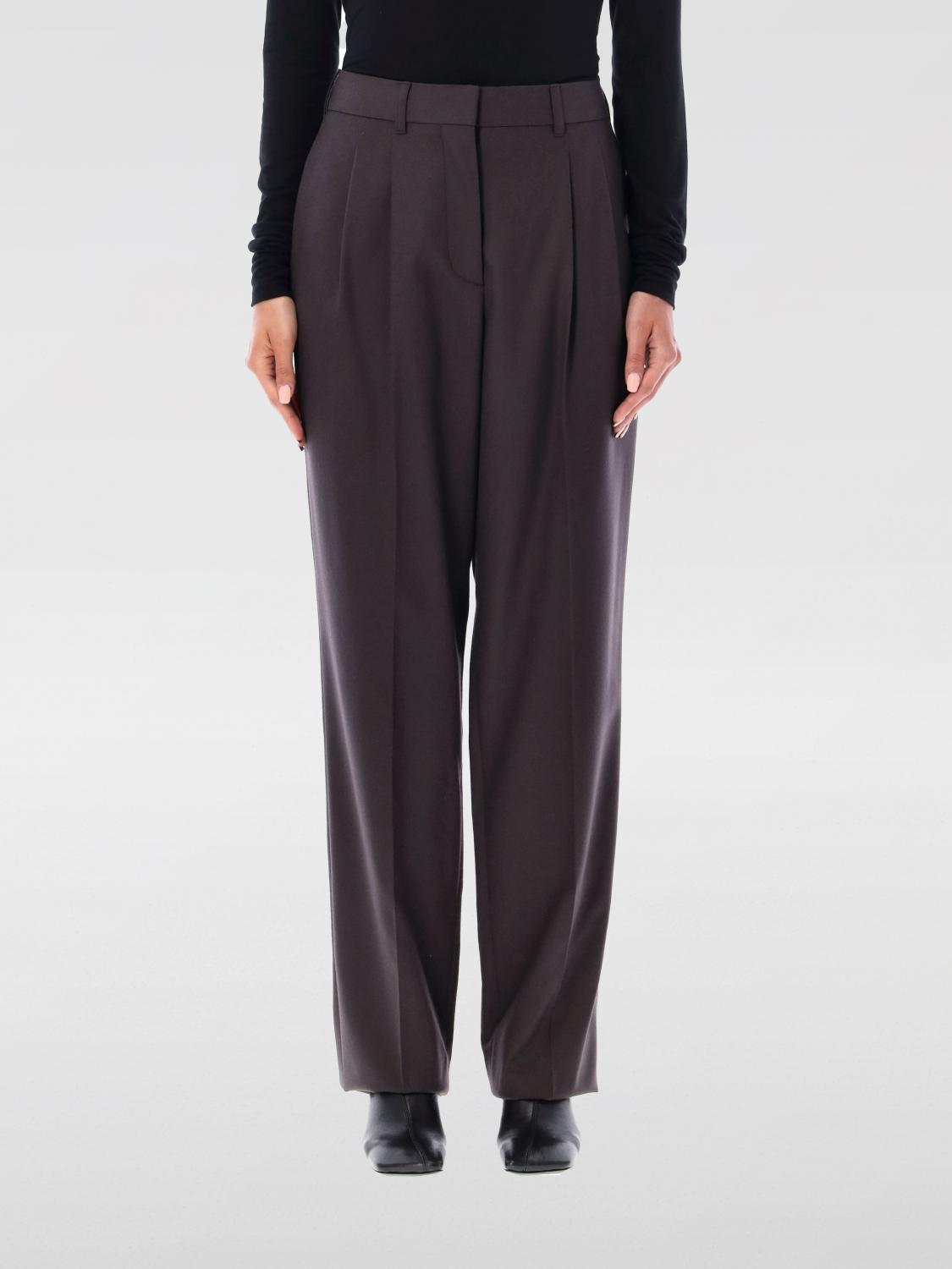 Shop Stella Mccartney Pants Woman Color Brown In Braun