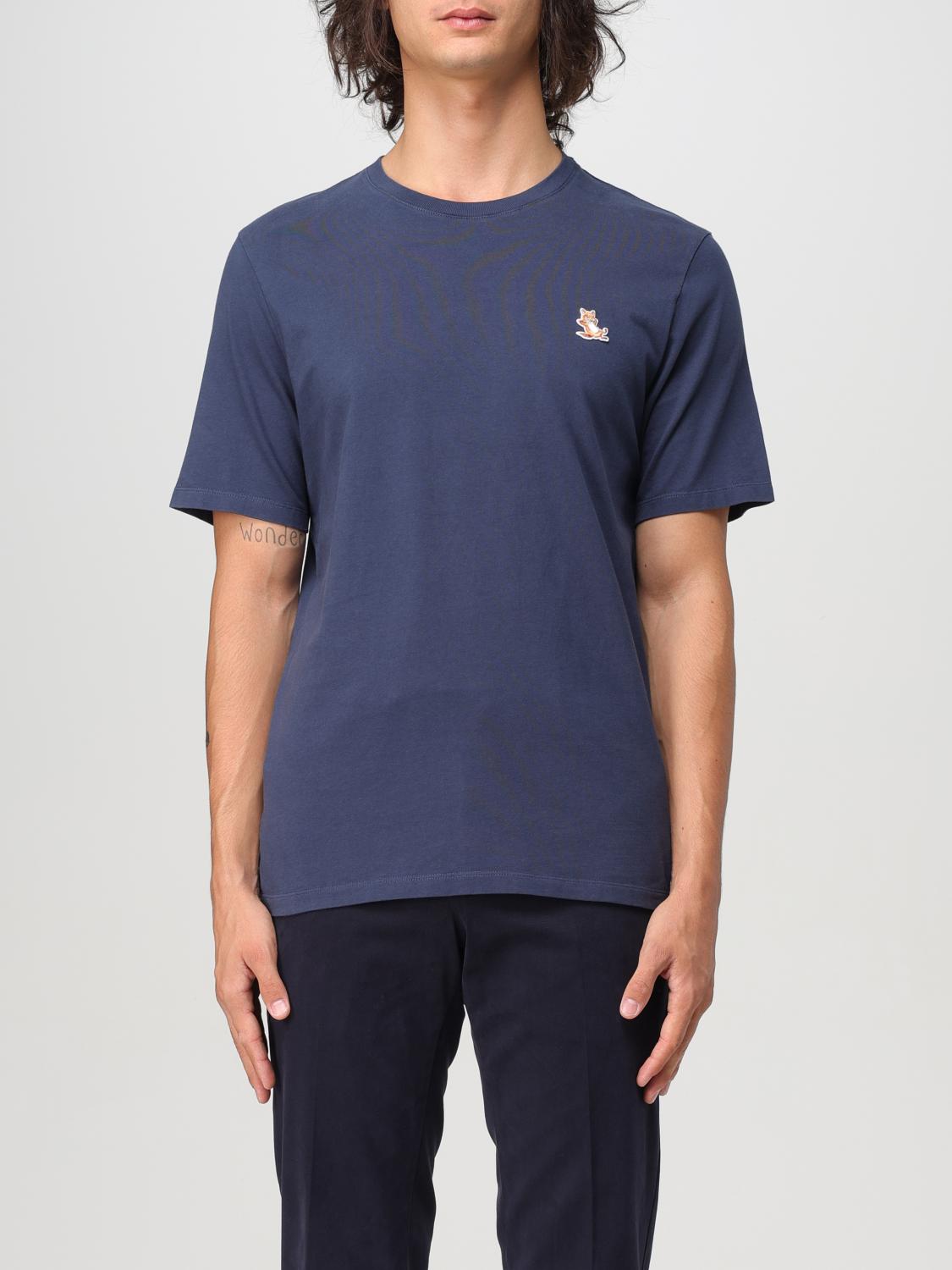 Shop Maison Kitsuné T-shirt  Men Color Ink In Tinte