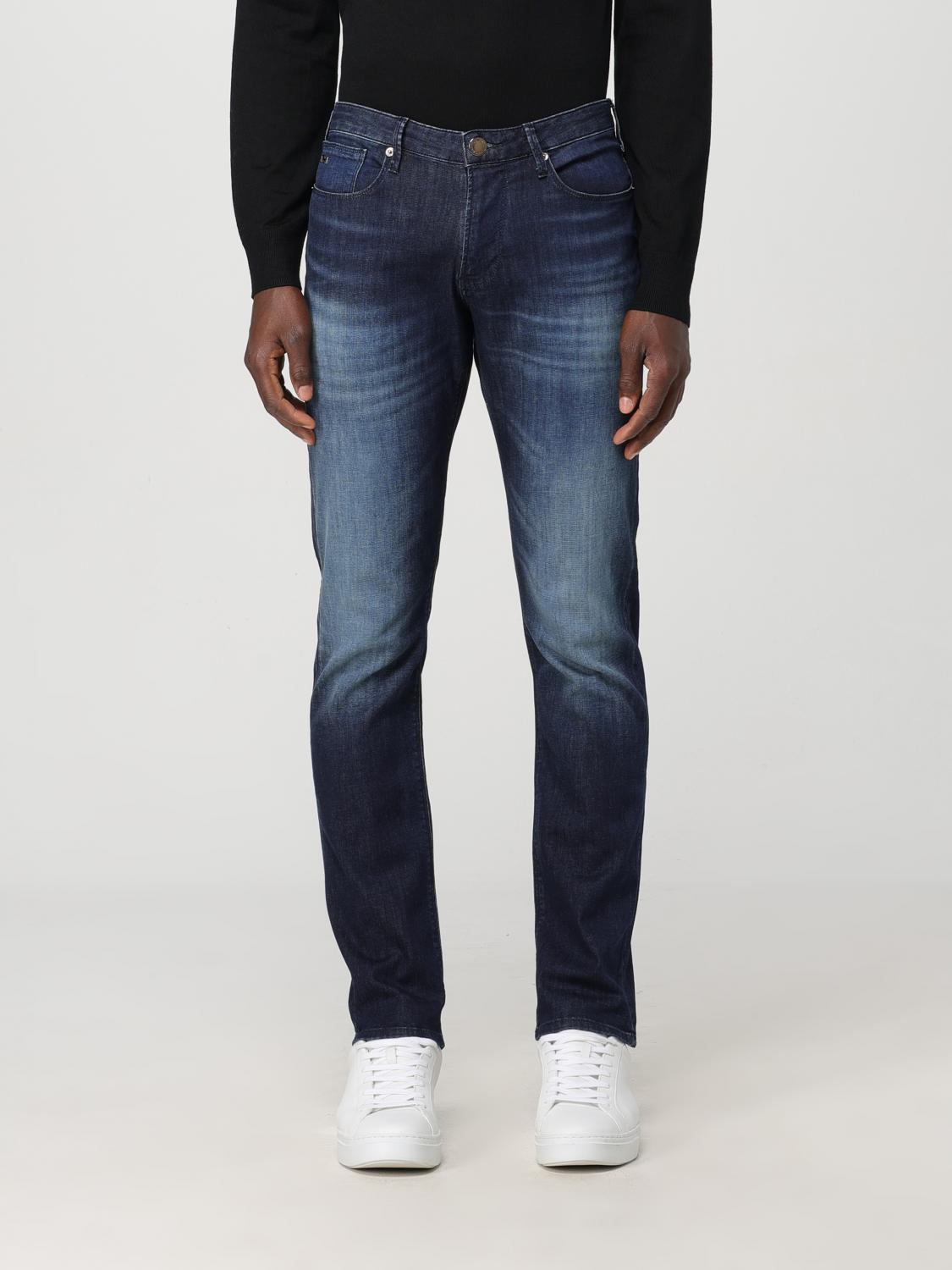 Emporio Armani Denim Jeans Belt Loops In Blau