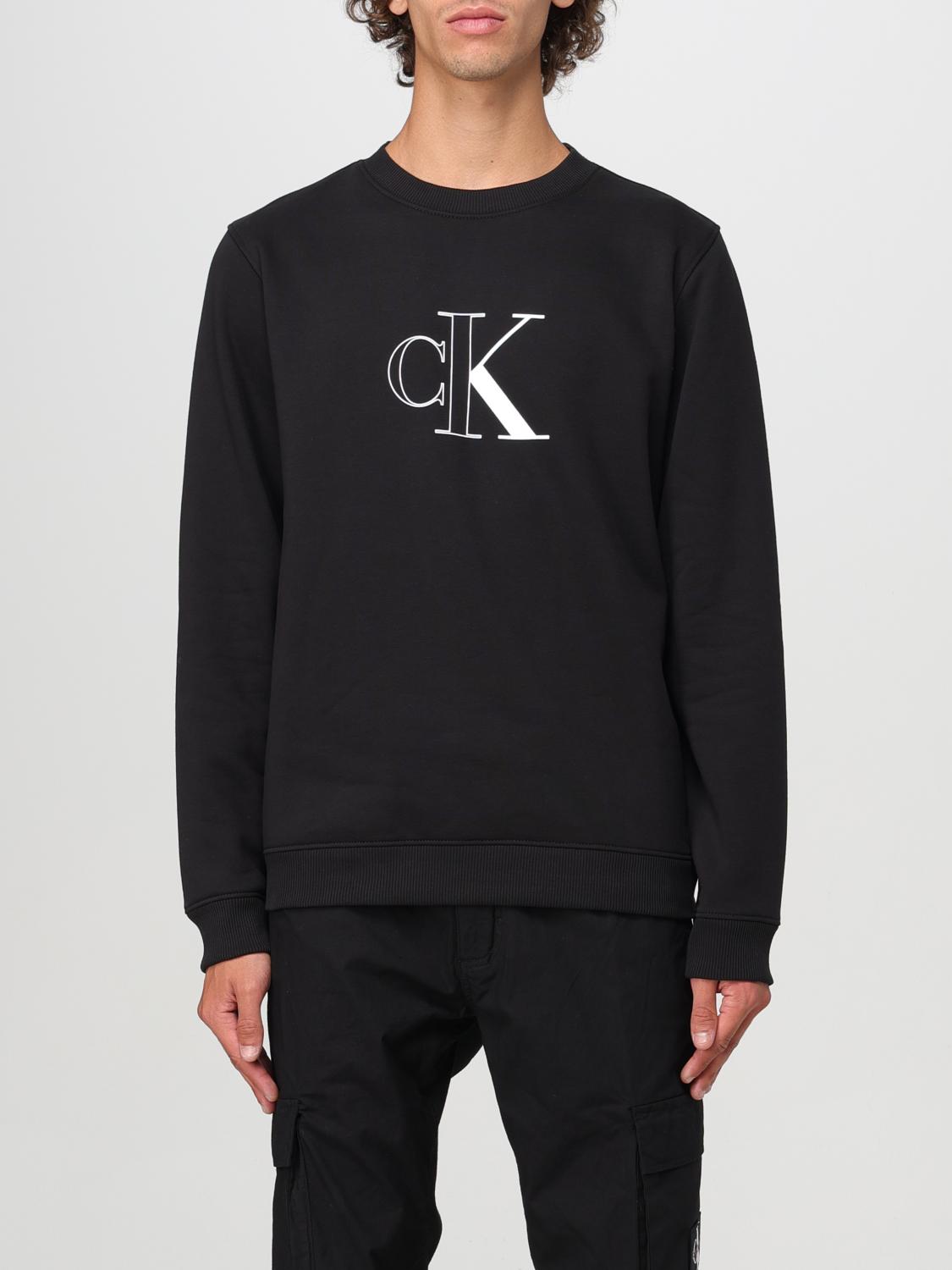 Shop Calvin Klein Sweatshirt  Men Color Black In Schwarz