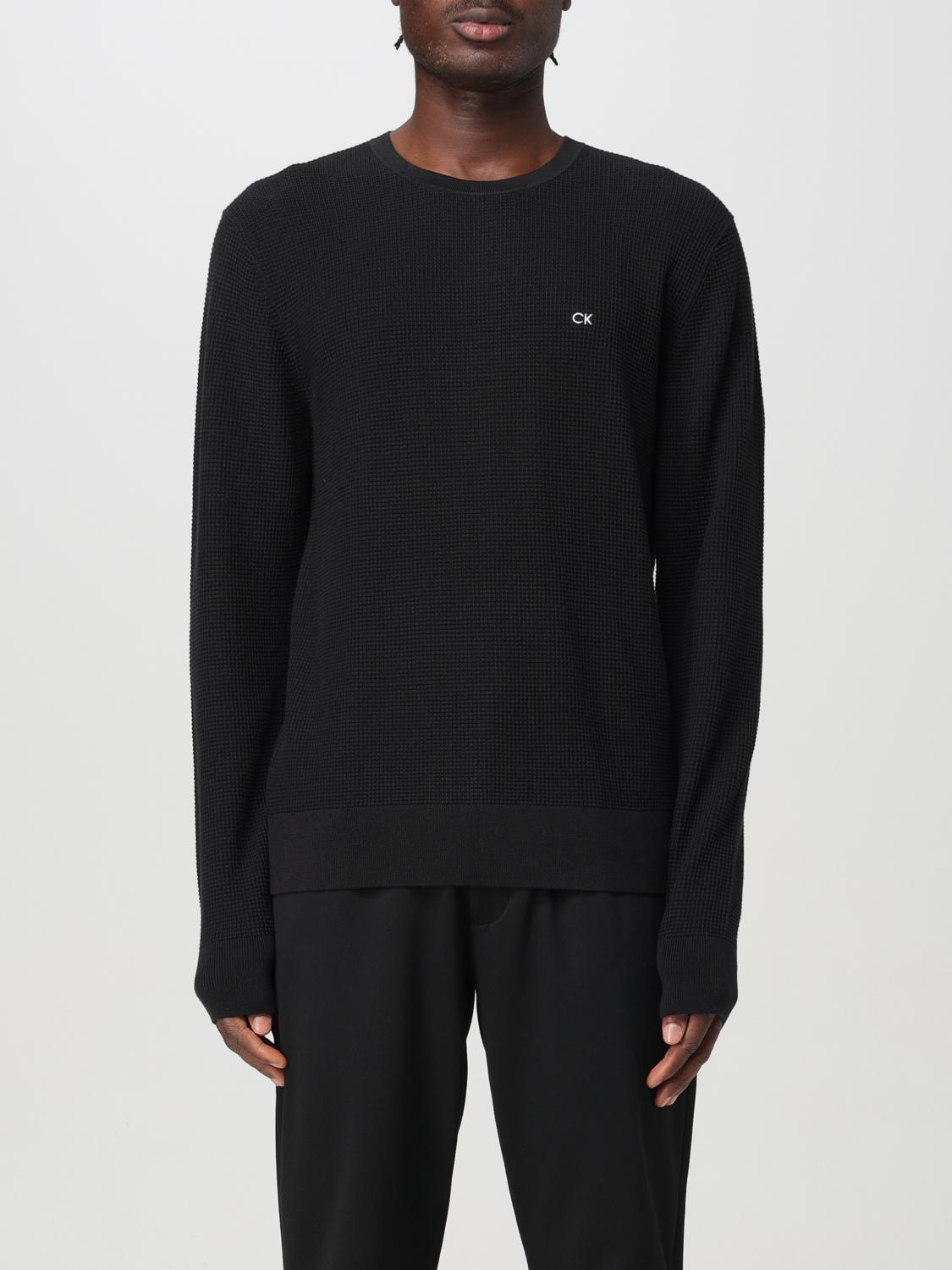 Shop Calvin Klein Sweater  Men Color Black In Schwarz