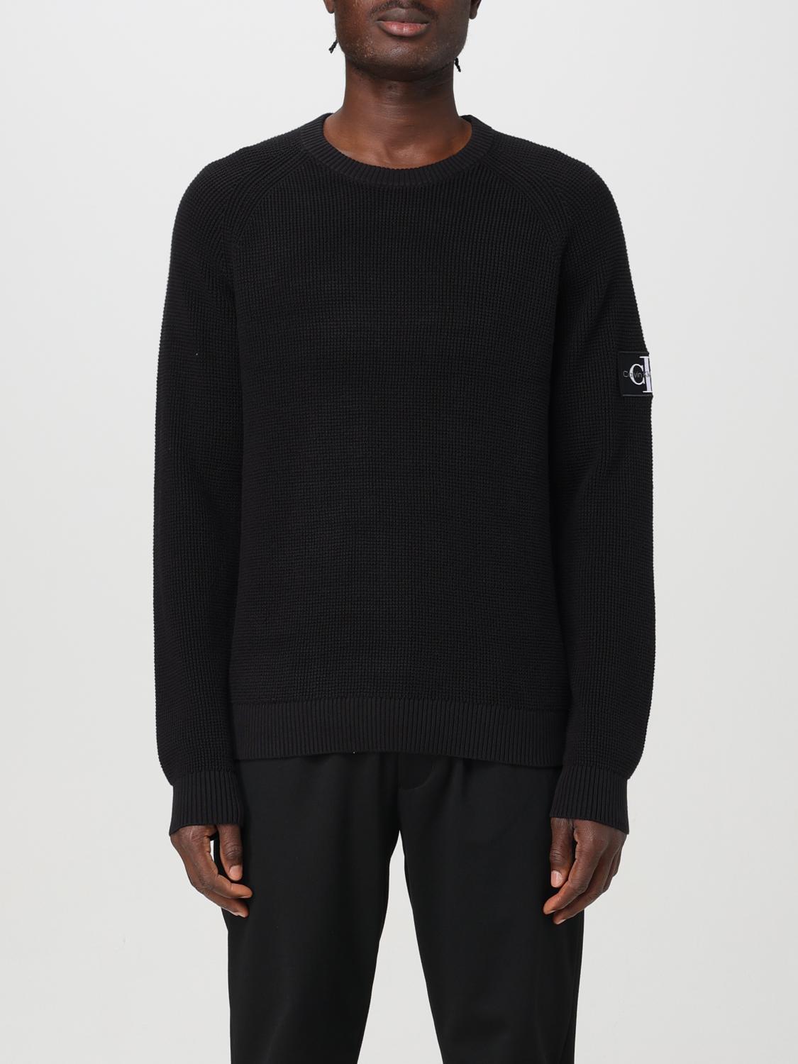 Shop Calvin Klein Sweatshirt  Men Color Black In Schwarz