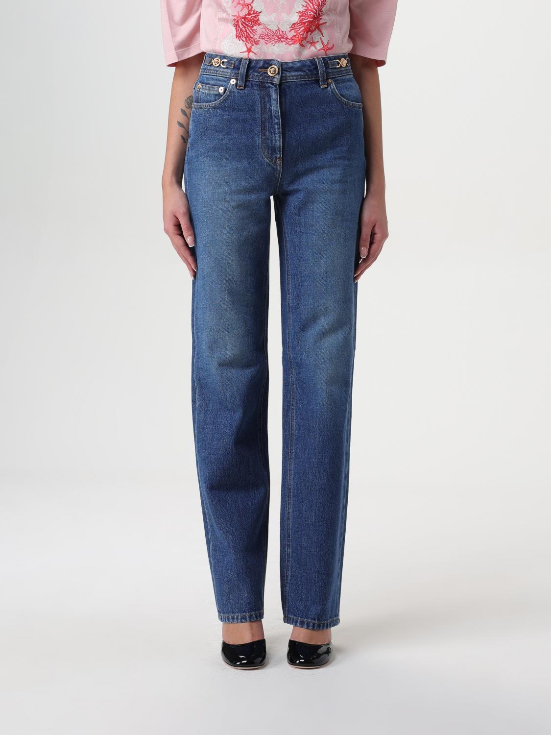 Versace Jeans Woman Color Blue In Blue
