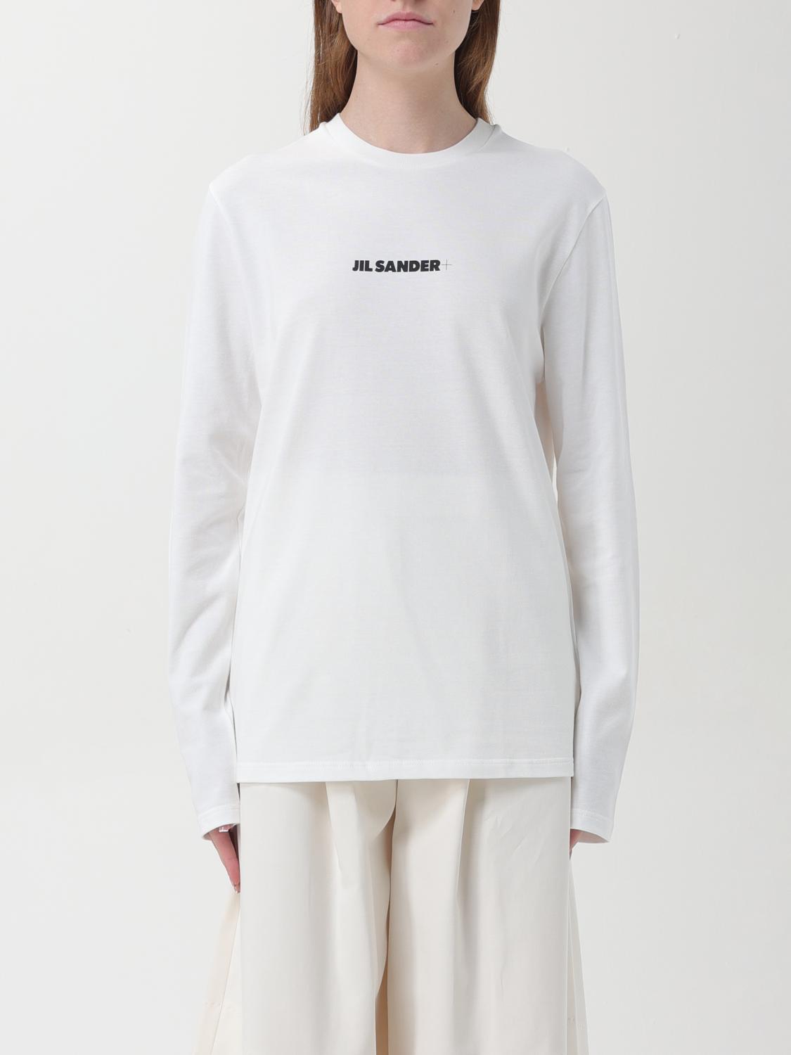 Shop Jil Sander T-shirt  Woman Color White In Weiss