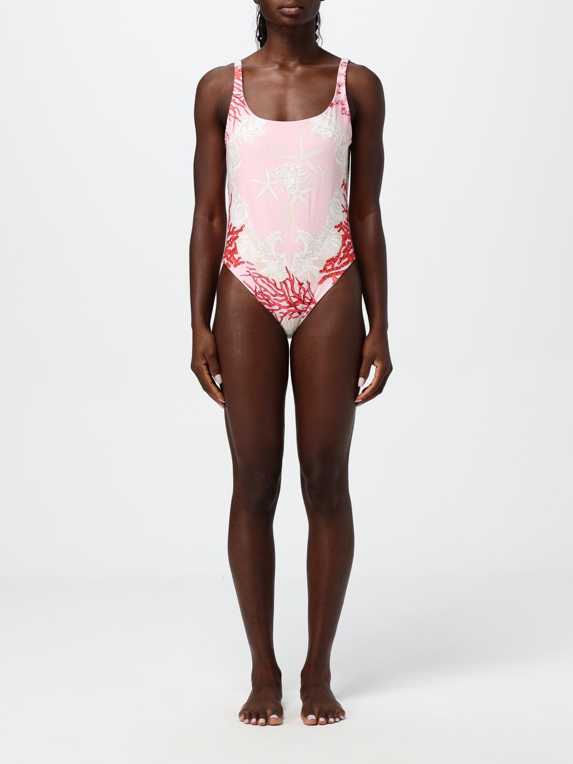 Shop Versace Swimsuit  Woman Color Pink