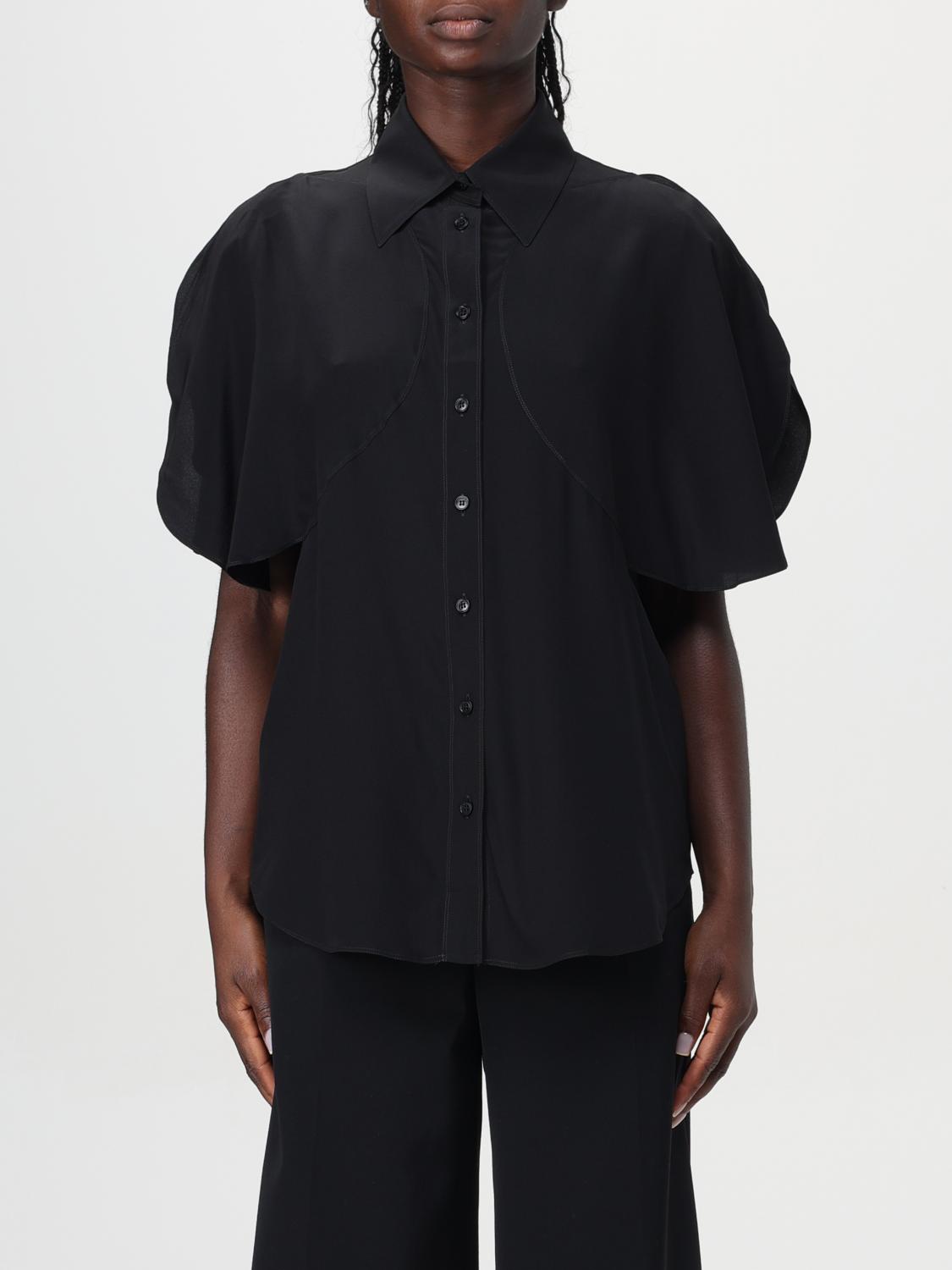 Shop Stella Mccartney Shirt  Woman Color Black In Schwarz