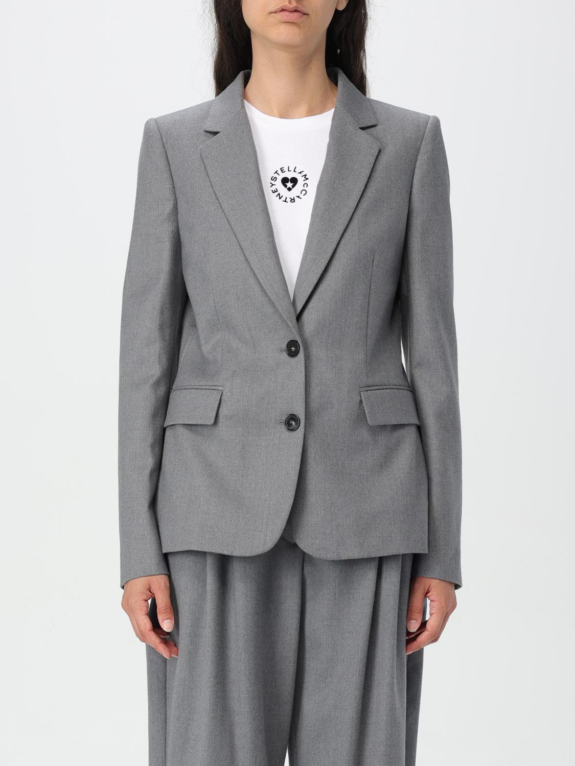 STELLA MCCARTNEY BLAZER STELLA MCCARTNEY WOMAN COLOR GREY F83148020