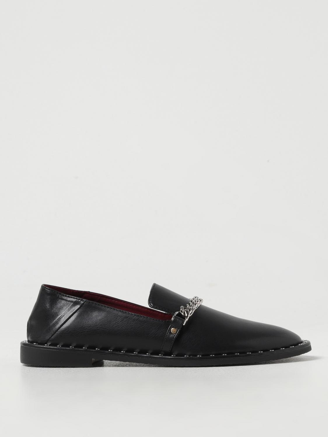 Shop Stella Mccartney Loafers  Woman Color Black In Schwarz