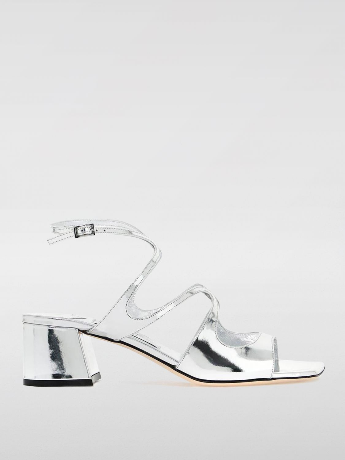 Shop Jimmy Choo Heeled Sandals  Woman Color Silver In Silber