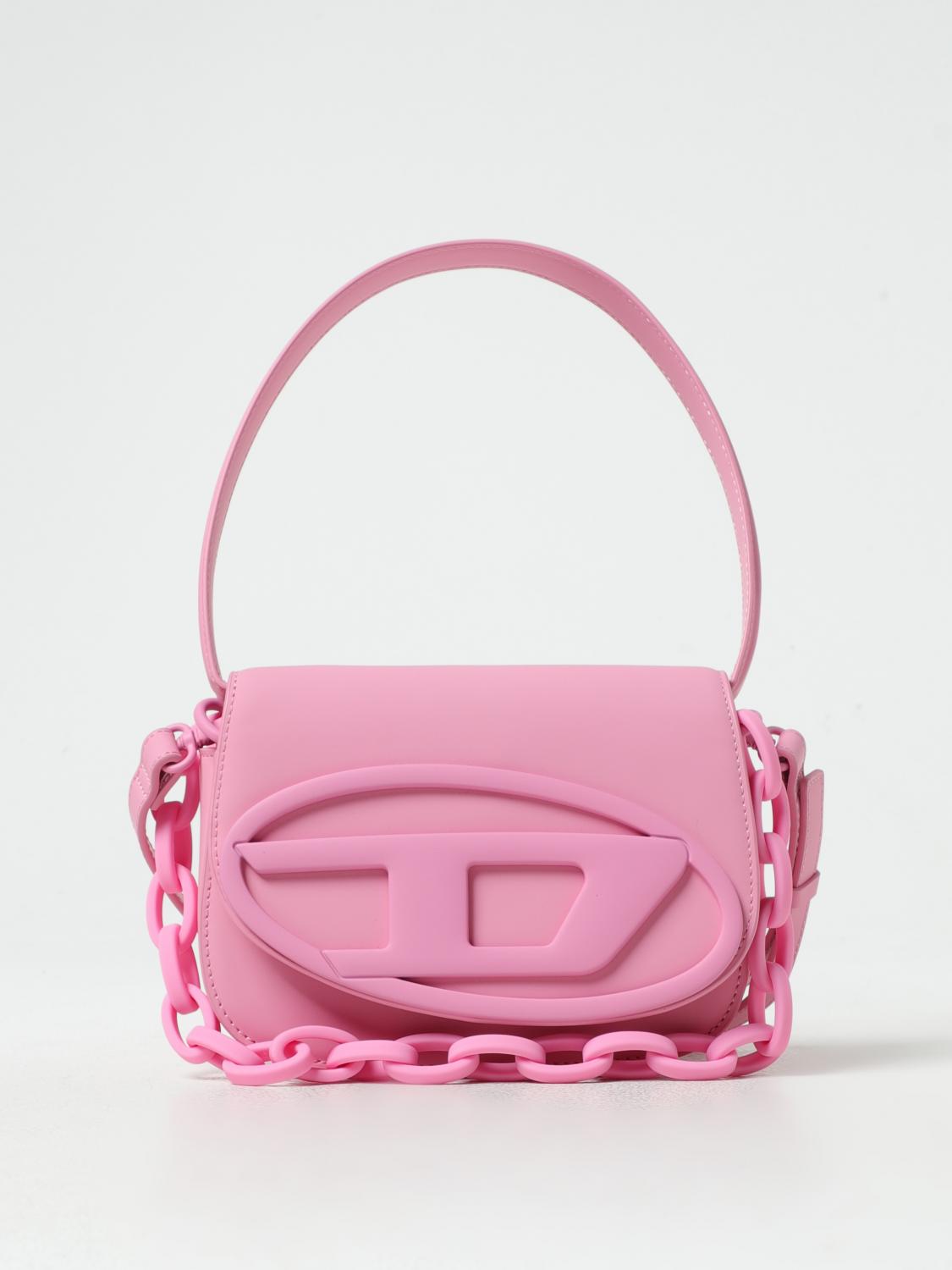 Shop Diesel Shoulder Bag  Woman Color Pink