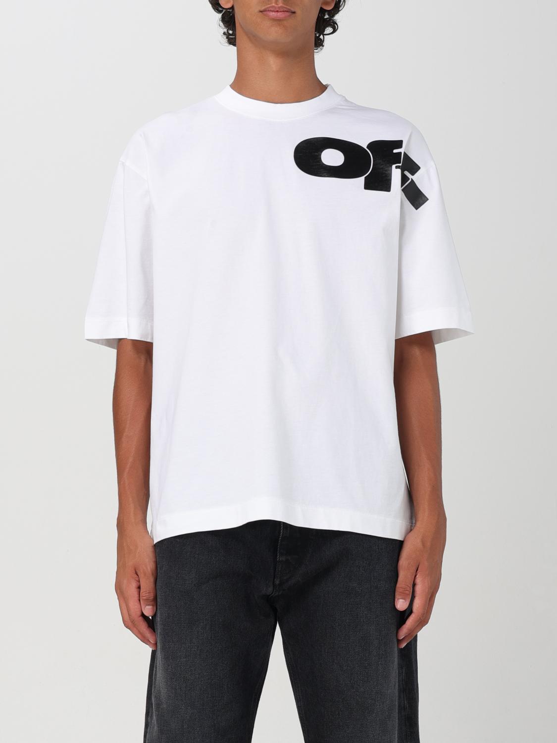 Shop Off-white T-shirt  Men Color White In Weiss