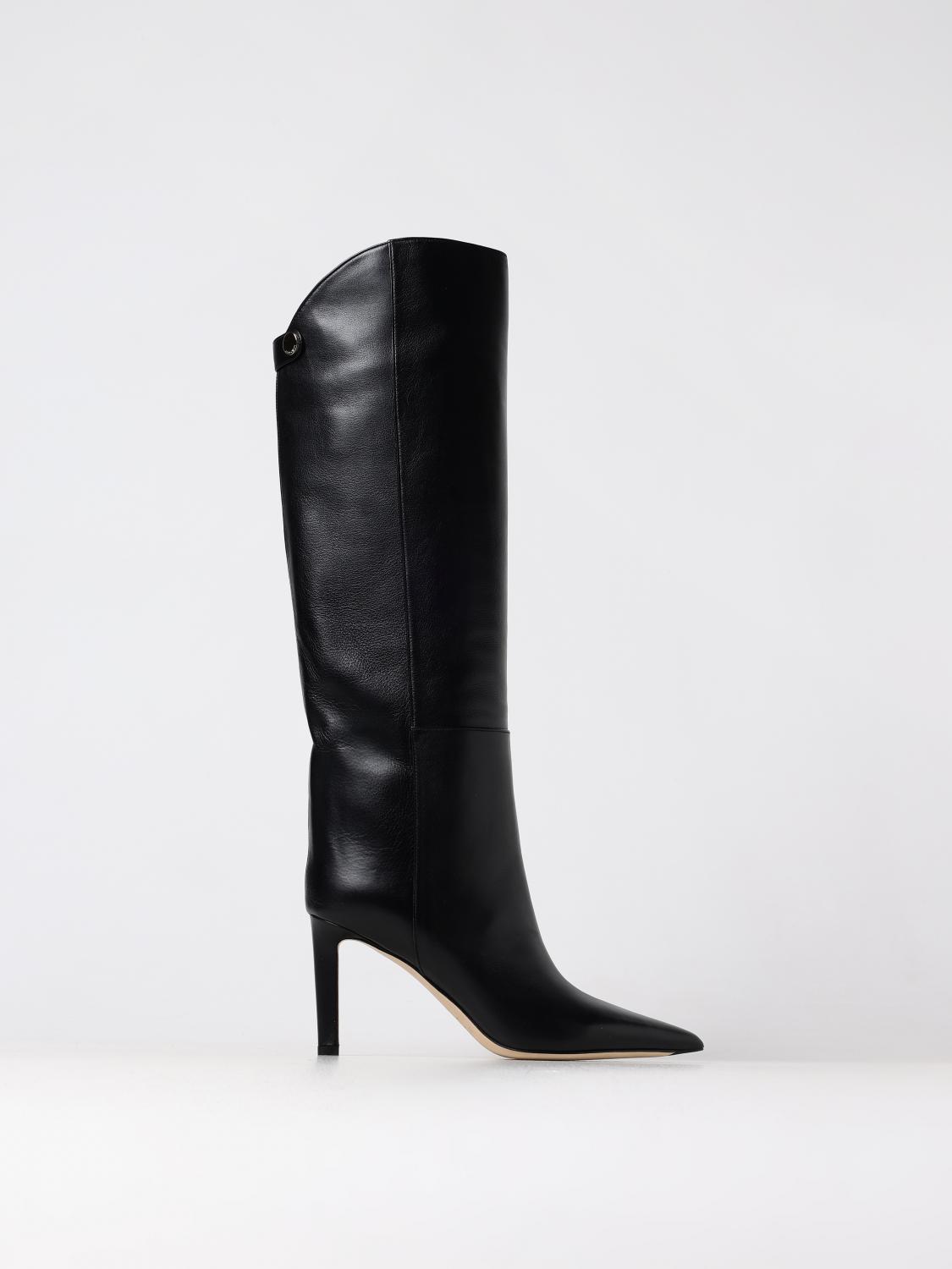 Shop Jimmy Choo Boots  Woman Color Black In Schwarz