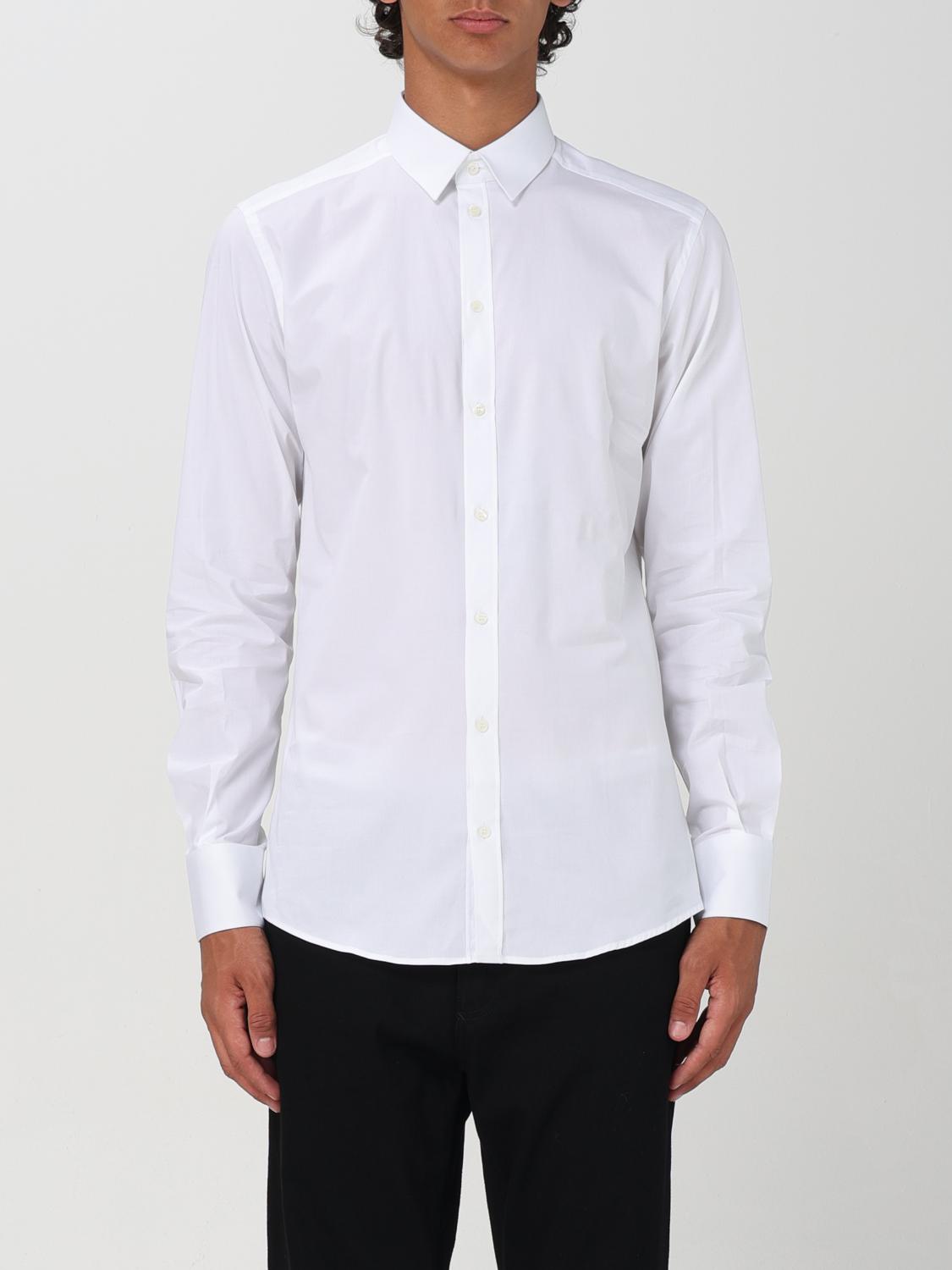 Shop Dolce & Gabbana Shirt  Men Color White In Weiss