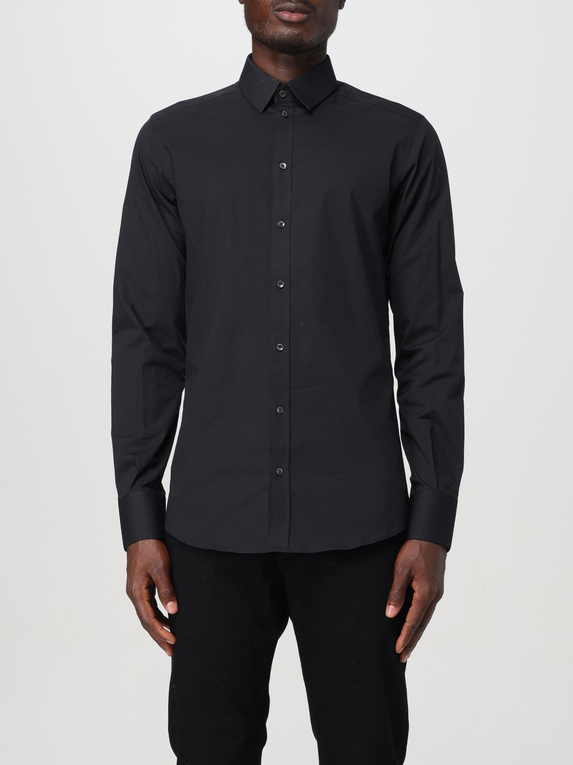 Shop Dolce & Gabbana Shirt  Men Color Black In Schwarz