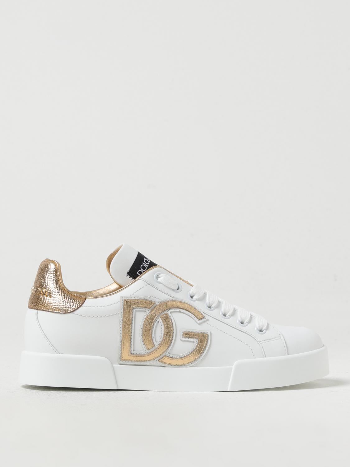 Shop Dolce & Gabbana Sneakers  Woman Color White In Weiss