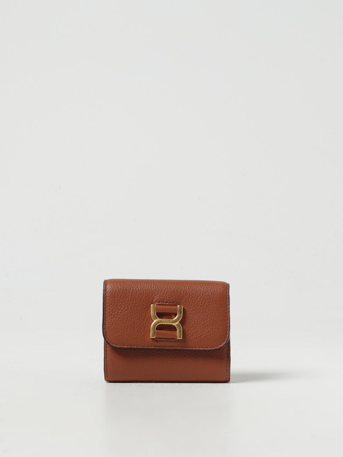 Chloé Wallet Woman Color Beige In 米色