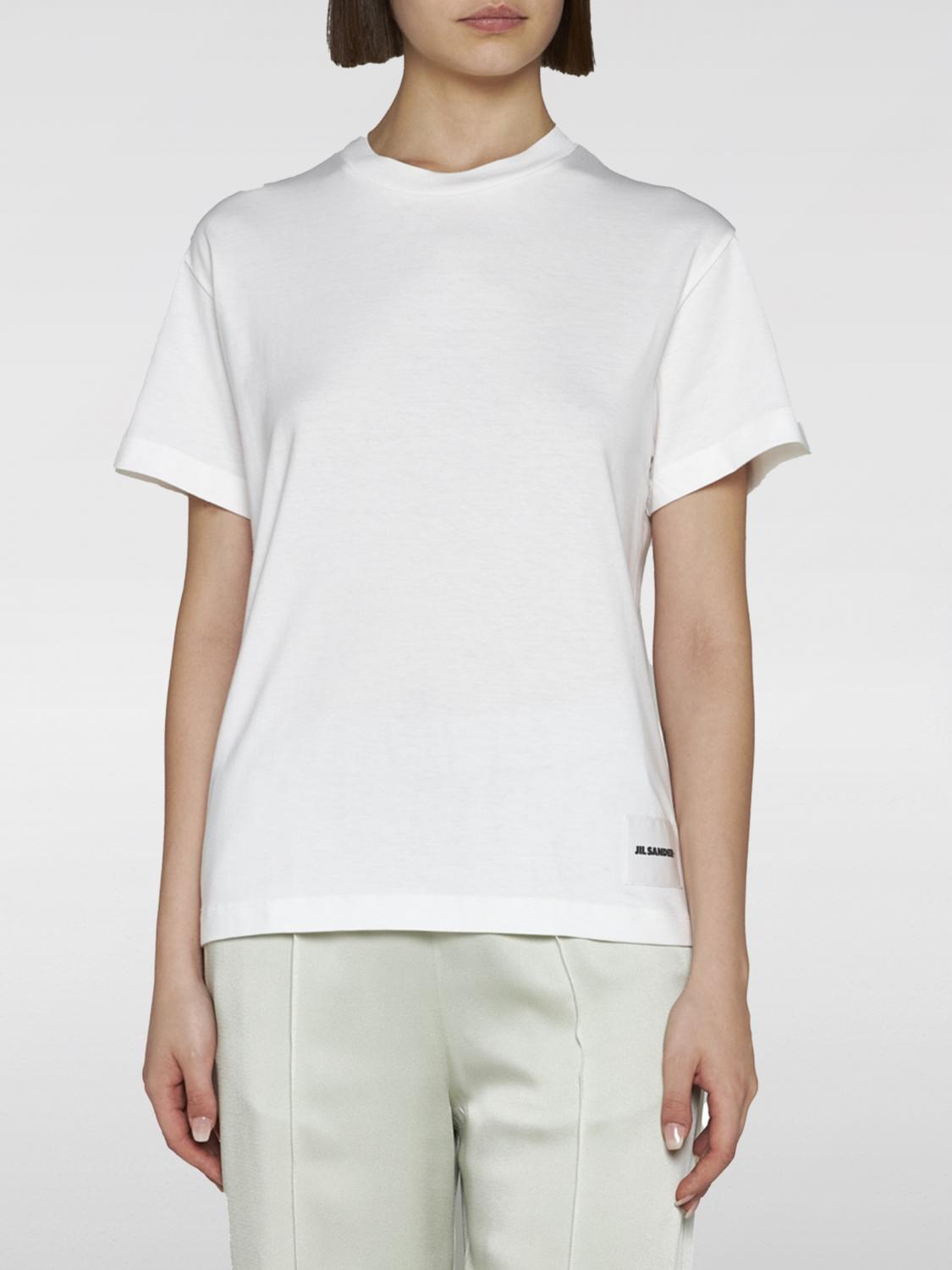 Shop Jil Sander T-shirt  Woman Color Multicolor In Bunt